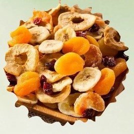 Dried fruit pieces