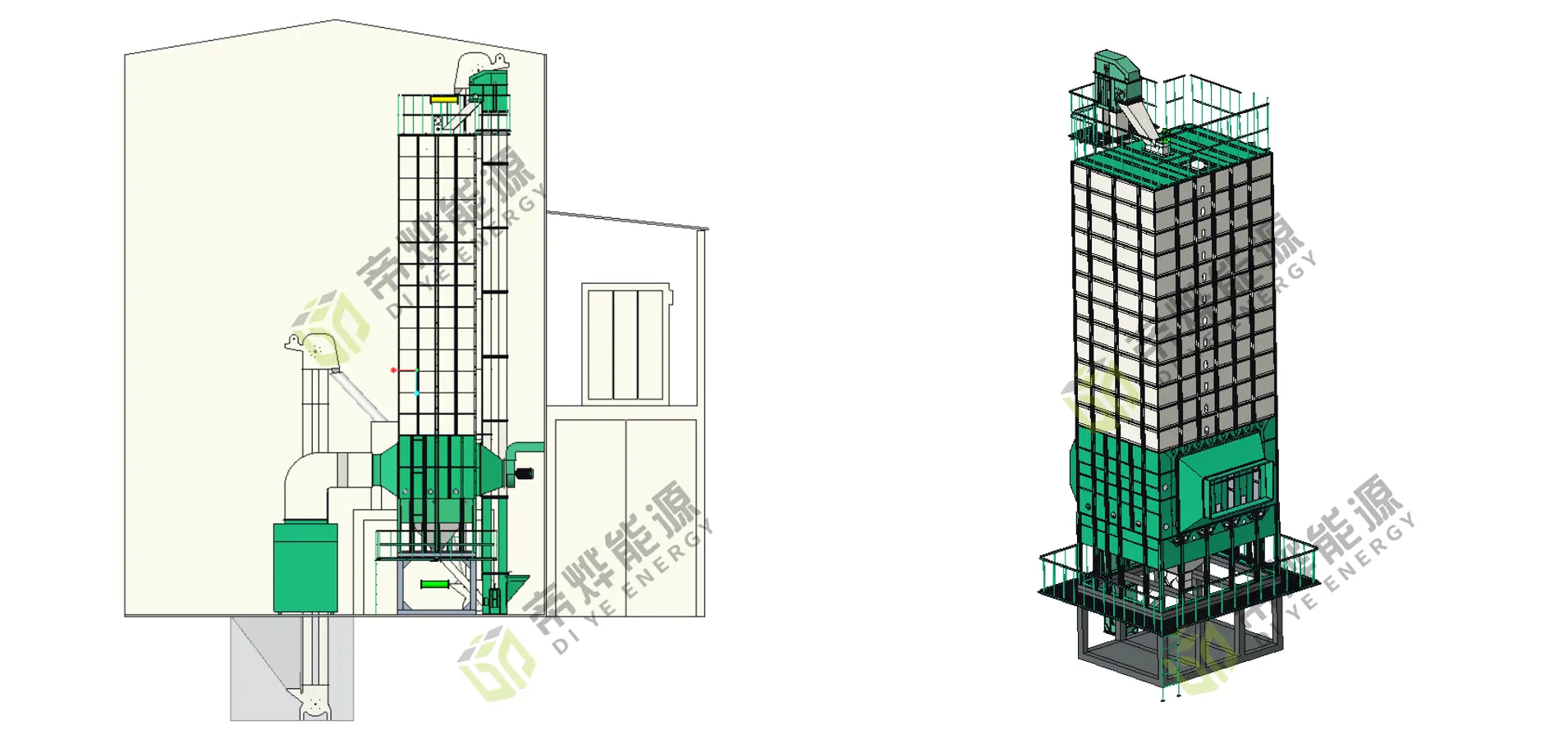 grain drying machine