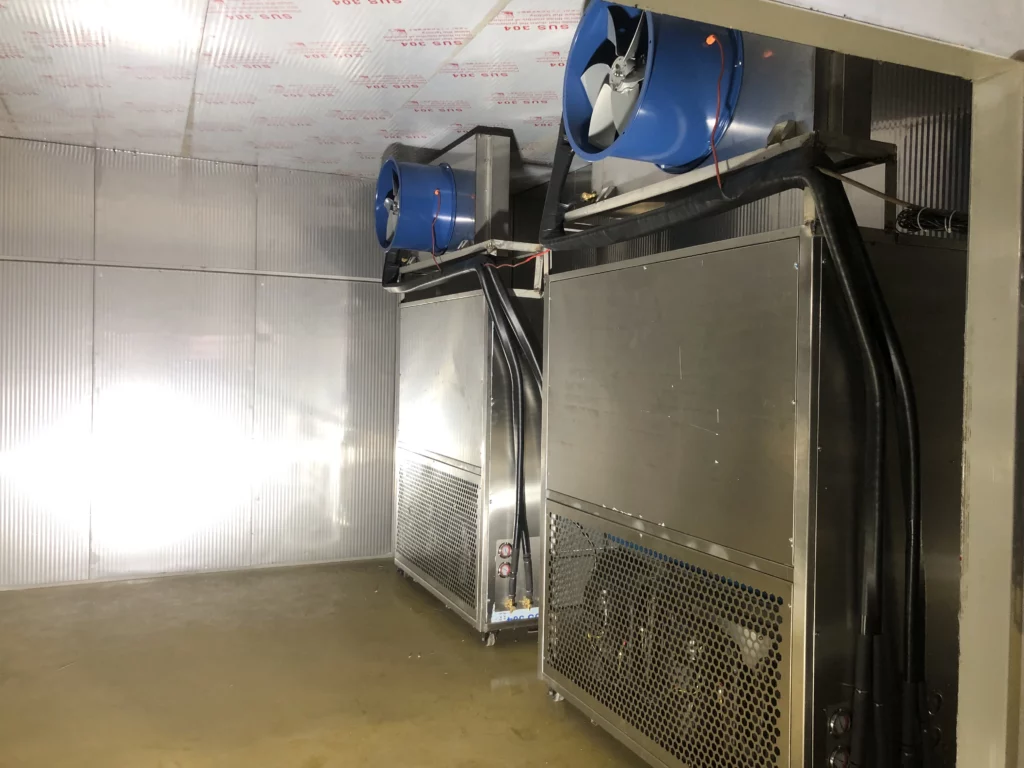 Walk-in Meat Drying Room with Rack Stacking