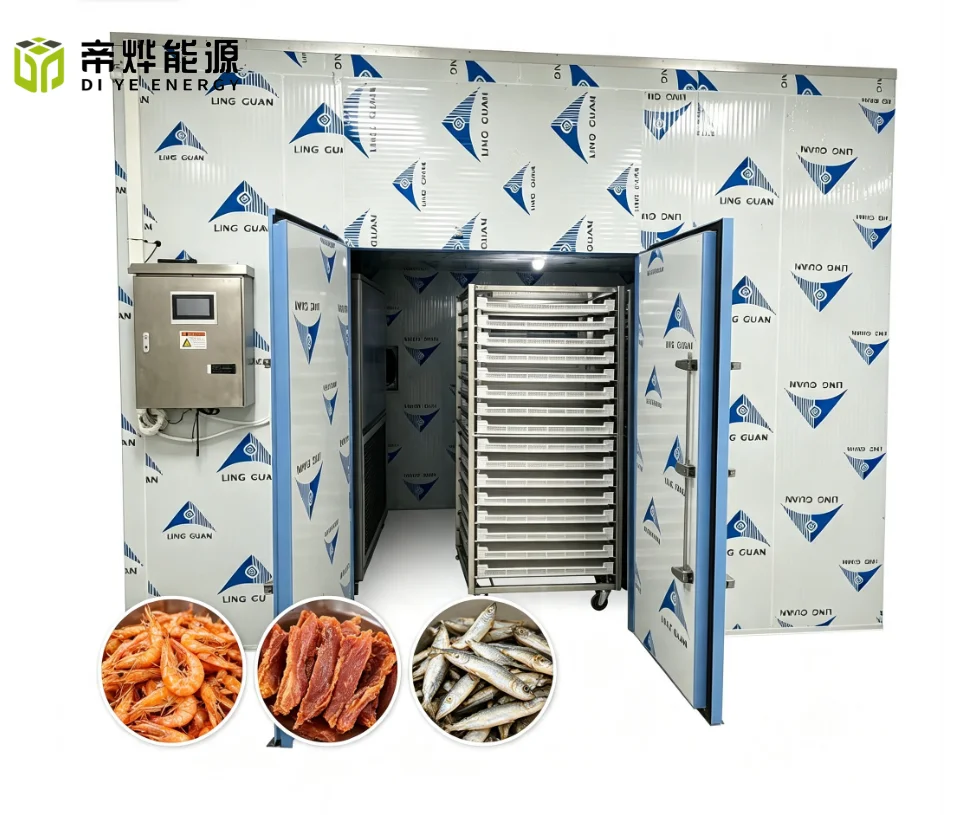 Meat and Seafood Drying Room, Heat Pump