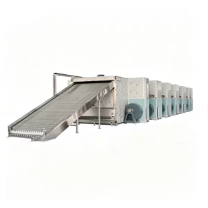 Continuous Mesh Belt Dryer for Pepper and Onion